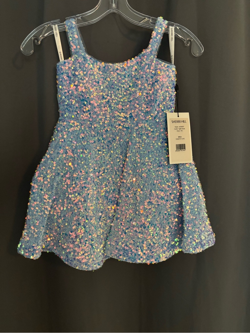 Sherry Hill- Sequin Short Kids dress size 5